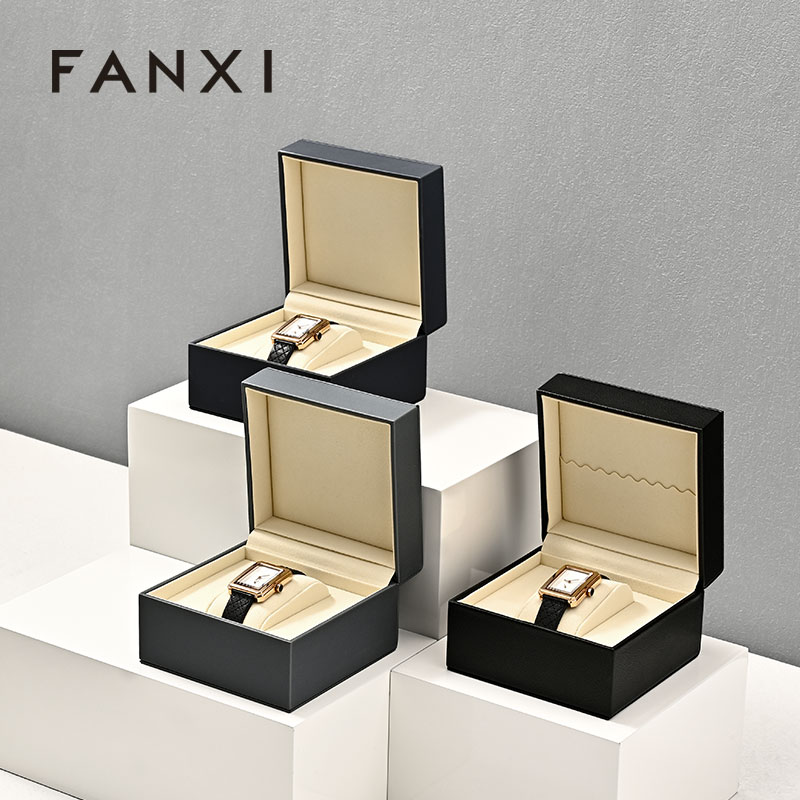FANXI hot sale Multi-color optional Leather Watch storage box
