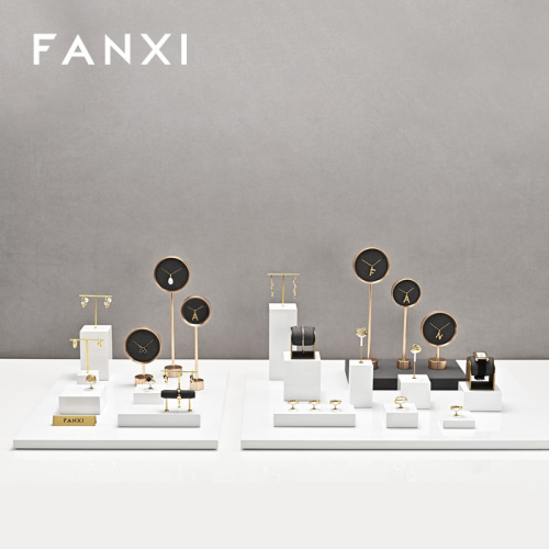FANXI high end Black Baking paint and metal jewelry display