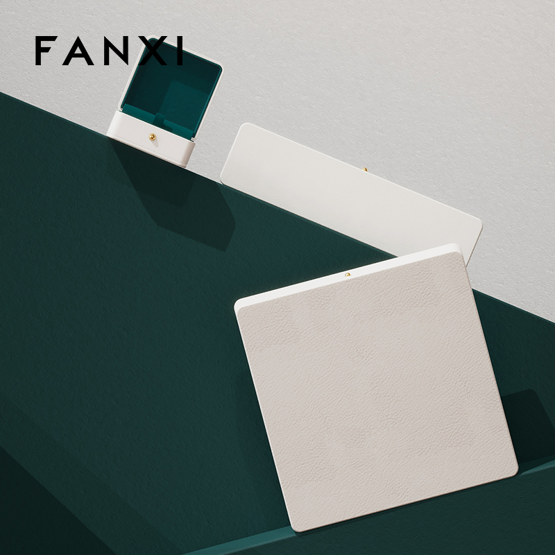 FANXI high quality aquamarine Velvet Jewelry box
