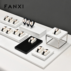 FANXI luxury Black Baking paint watch display set