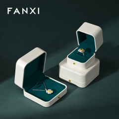 FANXI high quality aquamarine Velvet Jewelry box