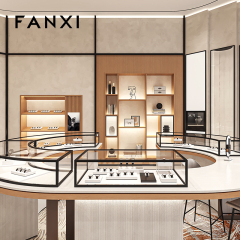 FANXI luxury Black Baking paint watch display set