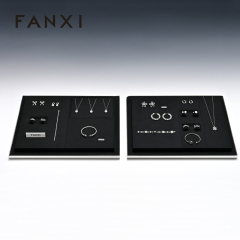 FANXI Hot sale Black metal luxury jewellery display
