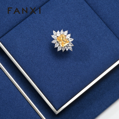 FANXI Custom Blue microfiber luxury jewellery display