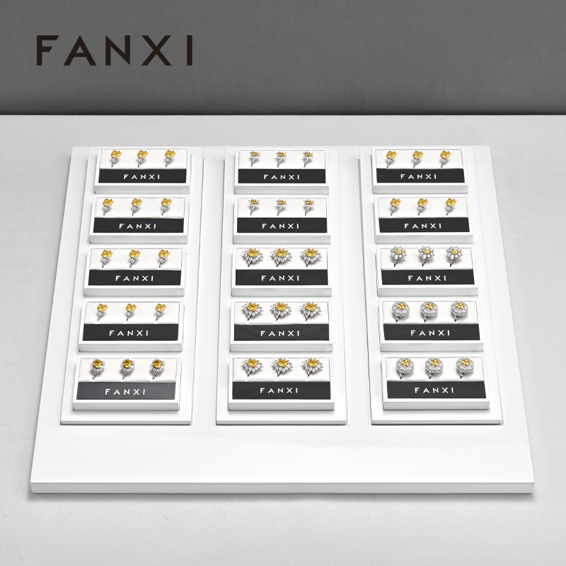 FANXI Factory White lacquer luxury jewellery display