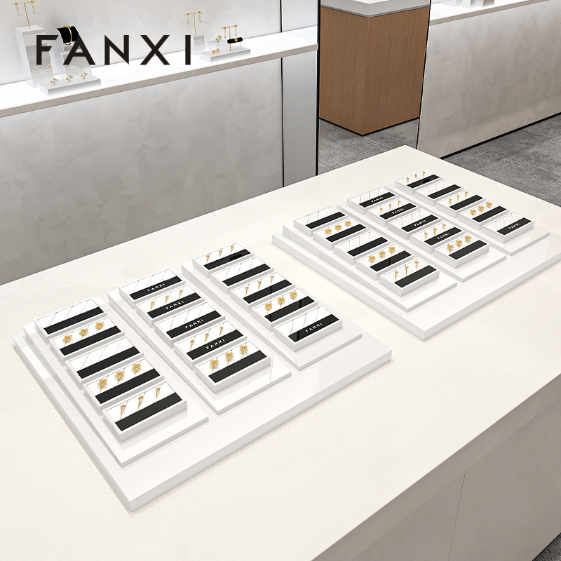 FANXI Factory White lacquer luxury jewellery display