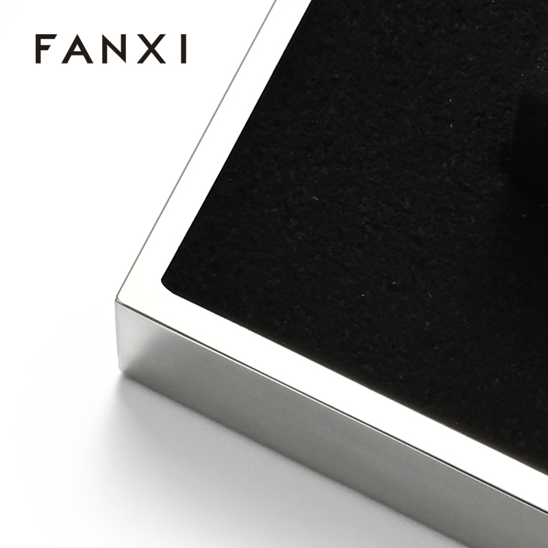 FANXI Hot sale Black metal luxury jewellery display