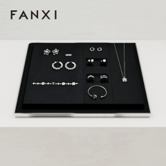 FANXI Hot sale Black metal luxury jewellery display