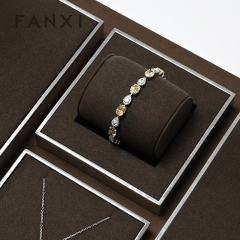 FANXI New arrival Coffee color metal Jewelry Display