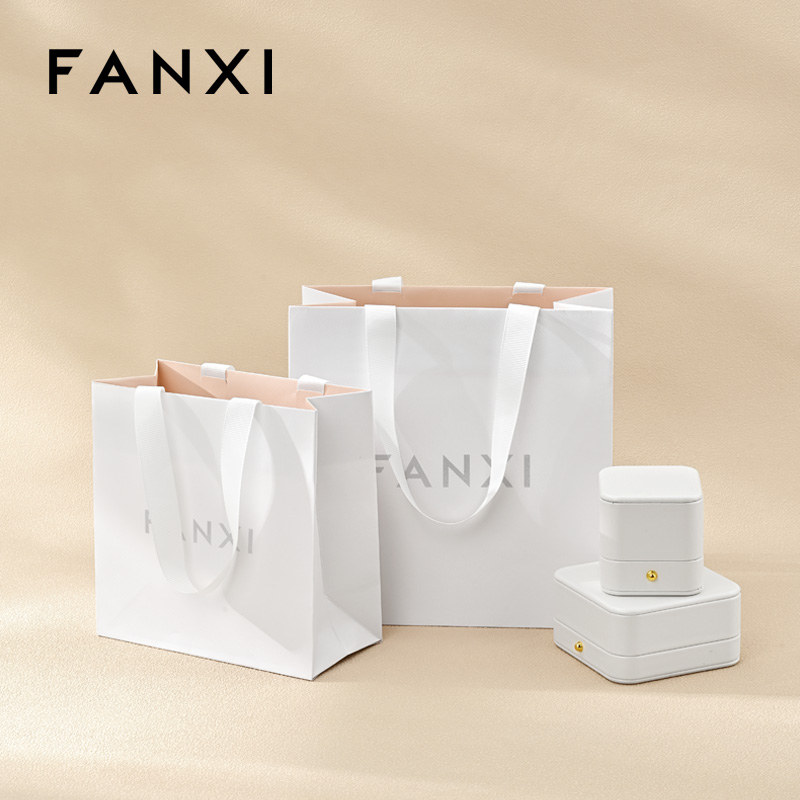 FANXI Factory White Special paper Jewelry bag