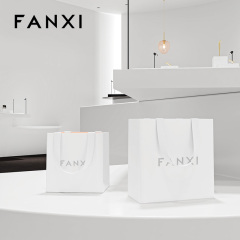 FANXI Factory White Special paper Jewelry bag