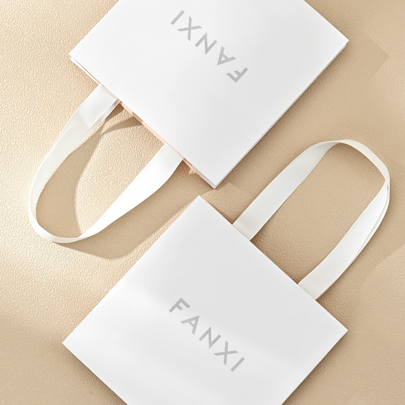 FANXI Factory White Special paper Jewelry bag