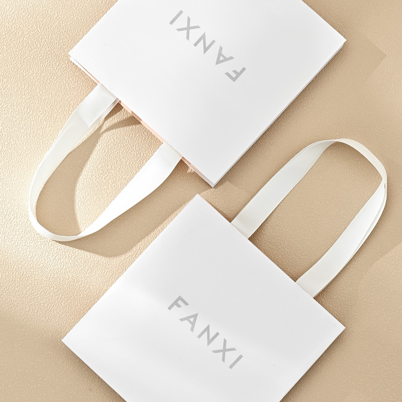 FANXI Factory White Special paper Jewelry bag
