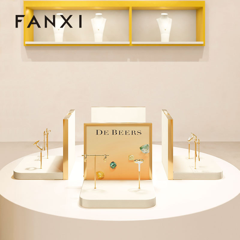 FANXI Luxury Metal Available in multiple colors Jewelry combination set