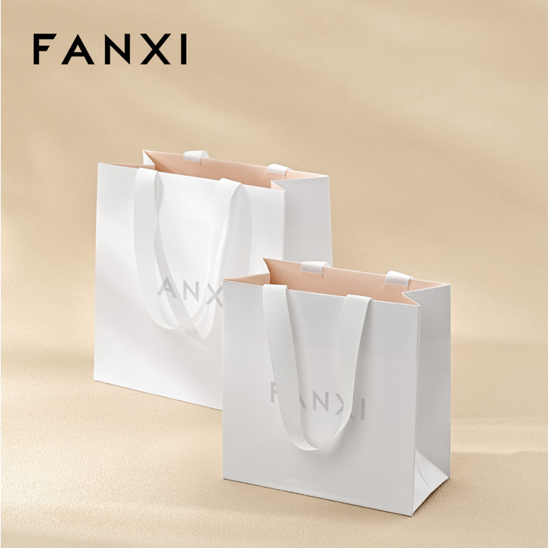 FANXI Factory White Special paper Jewelry bag