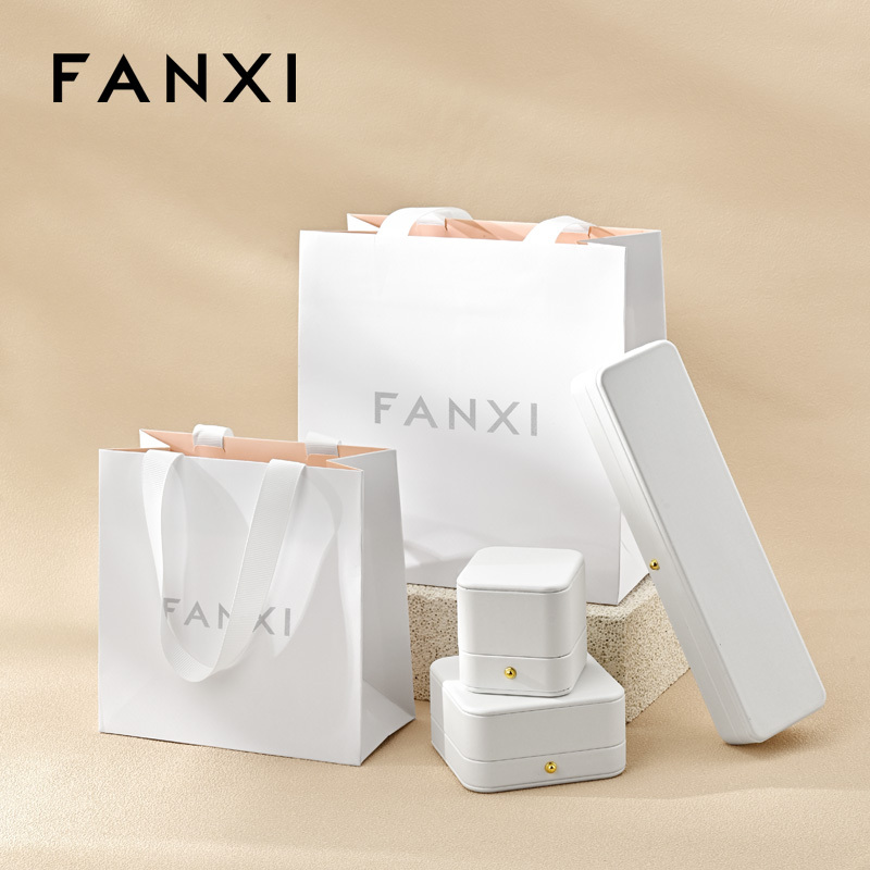 FANXI Factory White Special paper Jewelry bag