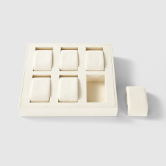 FANXI Custom microfiber Beige watch display set