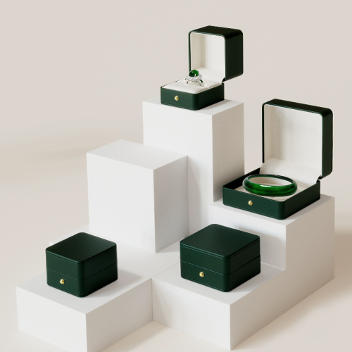 FANXI Factory Green Special paper Jewelry bag