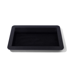 FANXI New arrival Black Microfiber Jewelry Tray