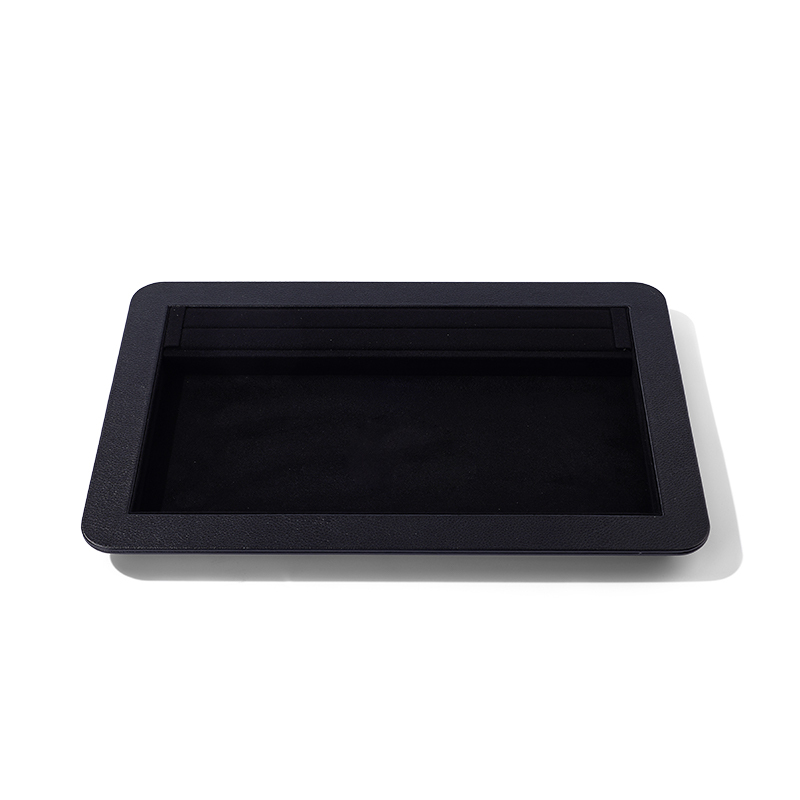 FANXI New arrival Black Microfiber Jewelry Tray
