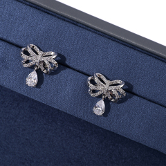 FANXI Hot sale Leather and Suede Green Blue Jewelry Box