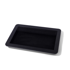 FANXI New arrival Black Microfiber Jewelry Tray
