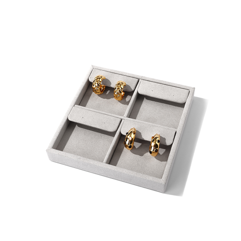 FANXI Custom Microfber Grey Jewelry display set