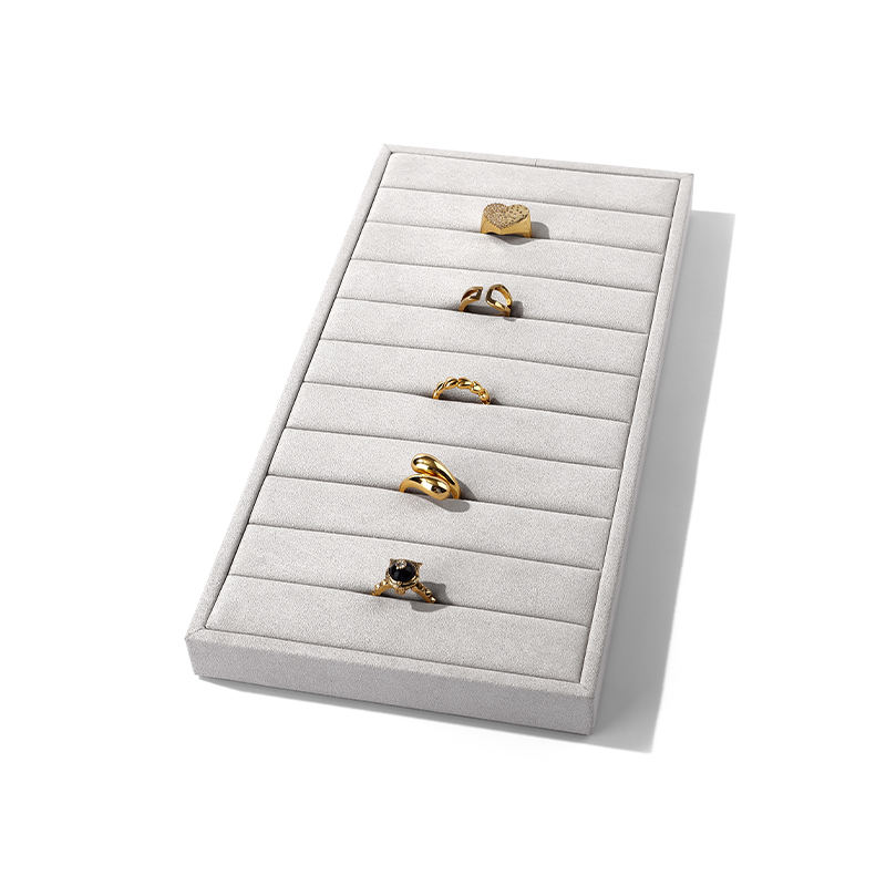 FANXI Custom Microfber Grey Jewelry display set