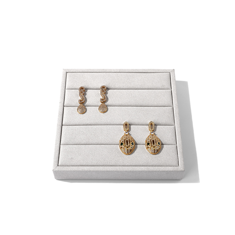 FANXI Custom Microfber Grey Jewelry display set