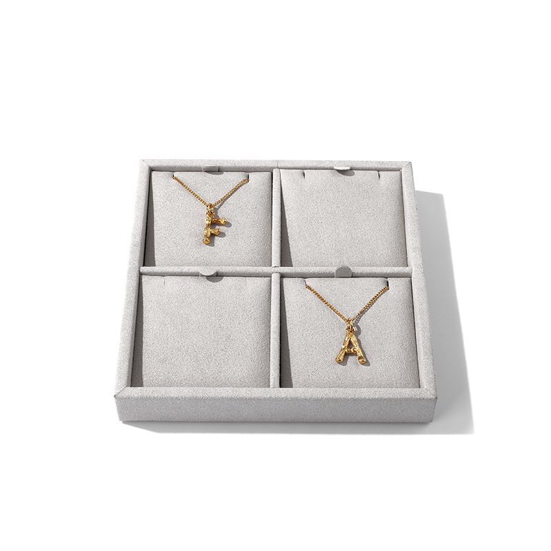 FANXI Custom Microfber Grey Jewelry display set