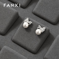 FANXI High end leather and microfiber Jewelry Display Plate