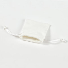 FANXI Off-white Suede Jewelry bags