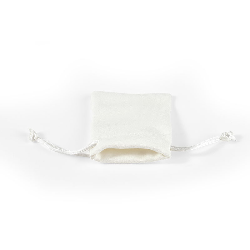 FANXI Off-white Suede Jewelry bags