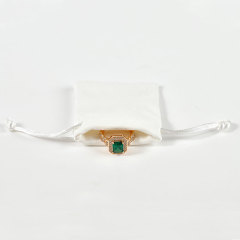 FANXI Off-white Suede Jewelry bags