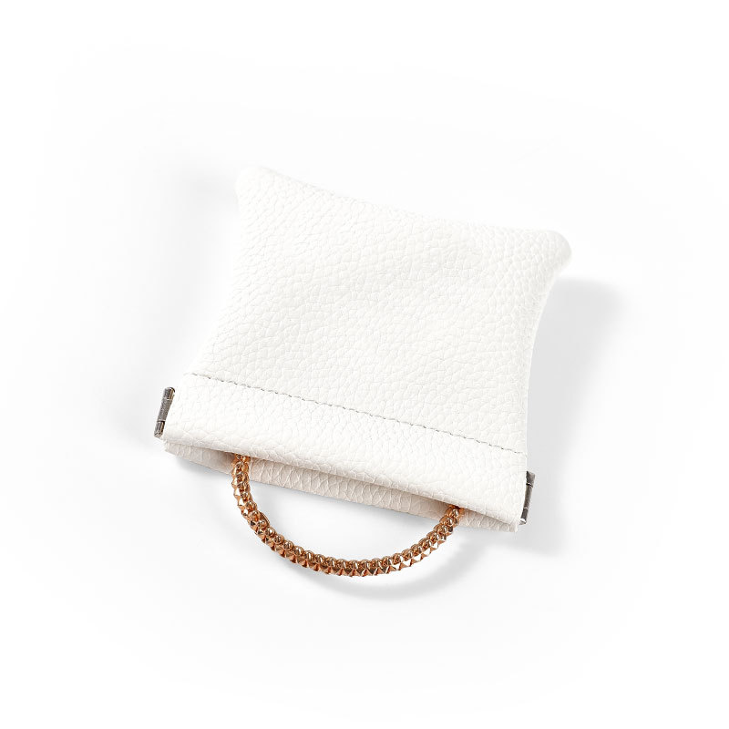 FANXI Custom white Leather Jewelry bags