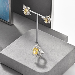 FANXI Factory Grey Microfiber metal Jewelry display set