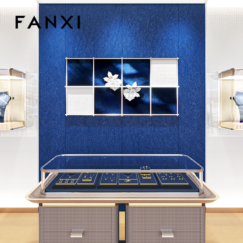 FANXI Factory Multi-coloroption metal Jewelry display stand