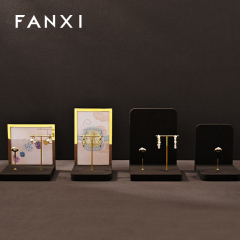 FANXI High end metal coffee Jewelry display set
