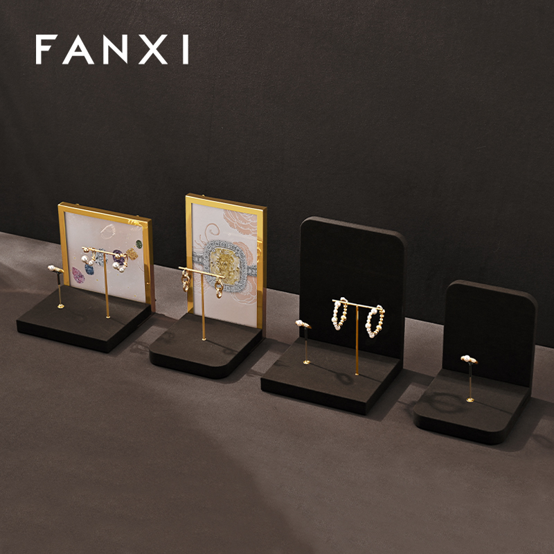 FANXI High end metal coffee Jewelry display set