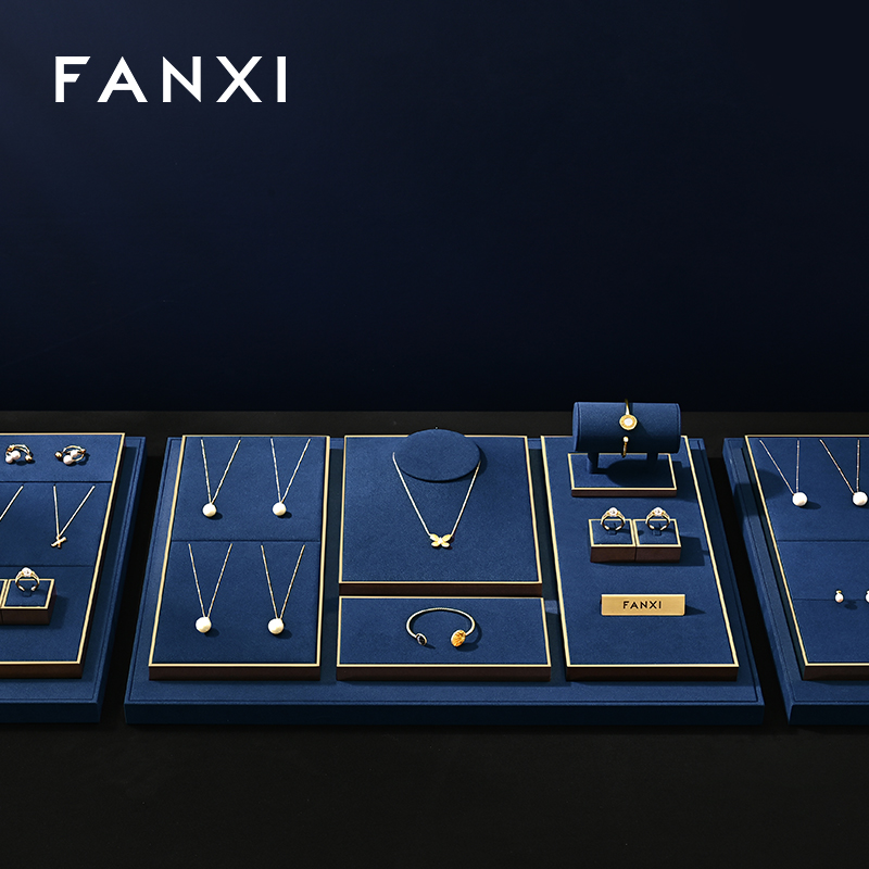 FANXI Factory Multi-coloroption metal Jewelry display stand