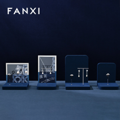 FANXI Luxury Multi-color metal Jewelry display set