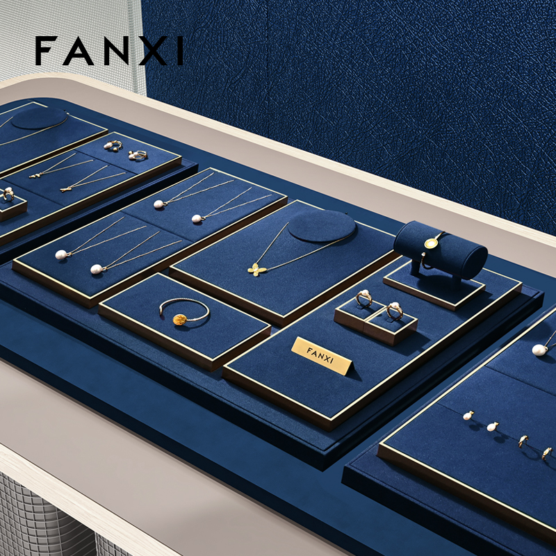 FANXI Factory Multi-coloroption metal Jewelry display stand