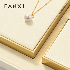 FANXI High quality off white metal Jewelry display set