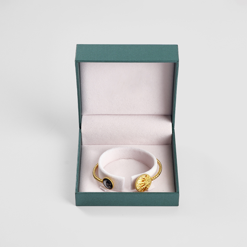 FANXI Green Custom Velvet Paper Jewelry box