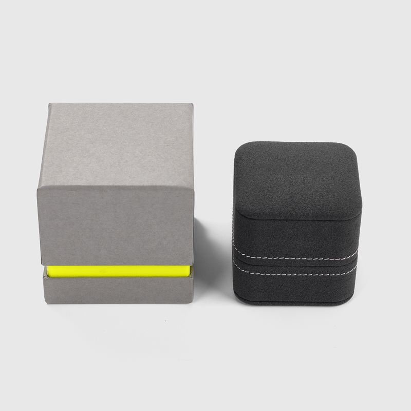 FANXI Fashion Material Dark grey Jewelry box