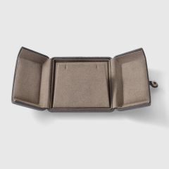 FANXI Fashion Microfiber Grayish brown Jewelry box