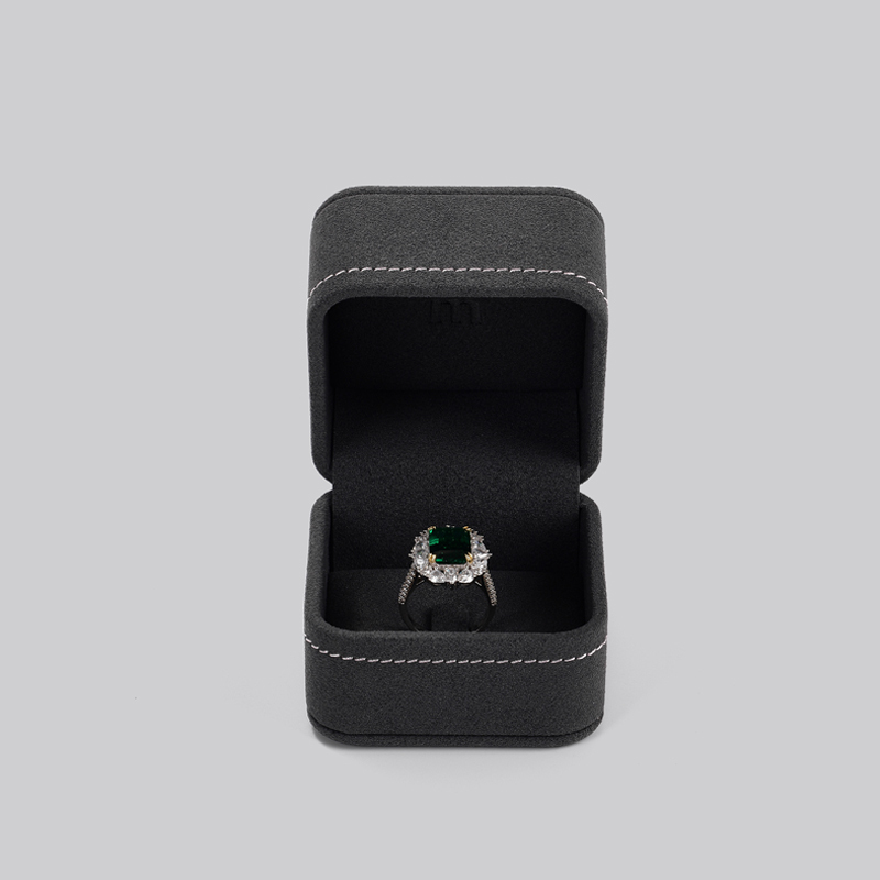 FANXI Fashion Material Dark grey Jewelry box