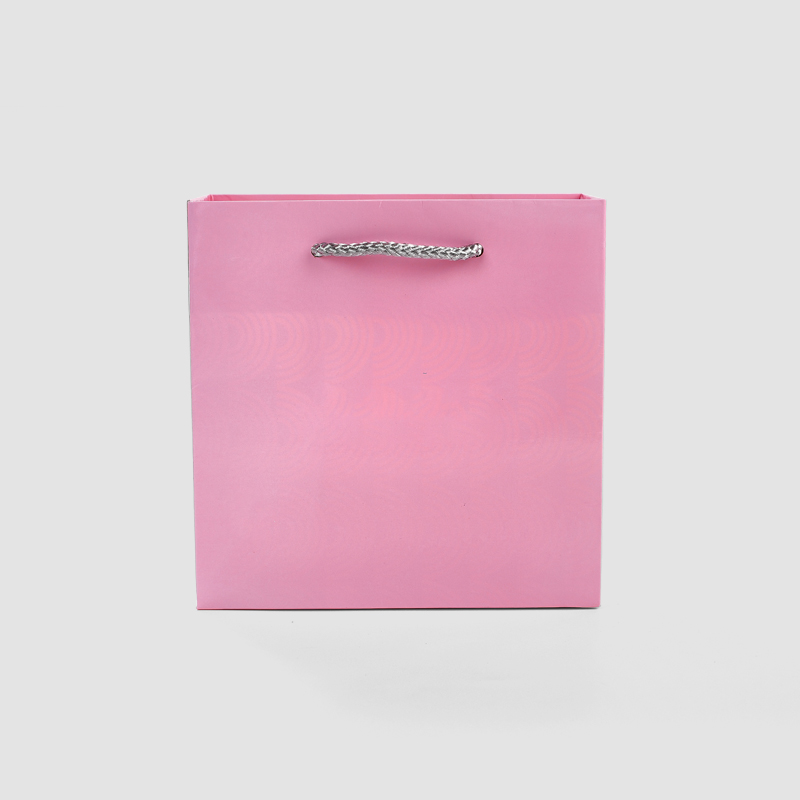 FANXI Factory Pink Coated paper ewelry bag