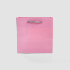FANXI Factory Pink Coated paper ewelry bag
