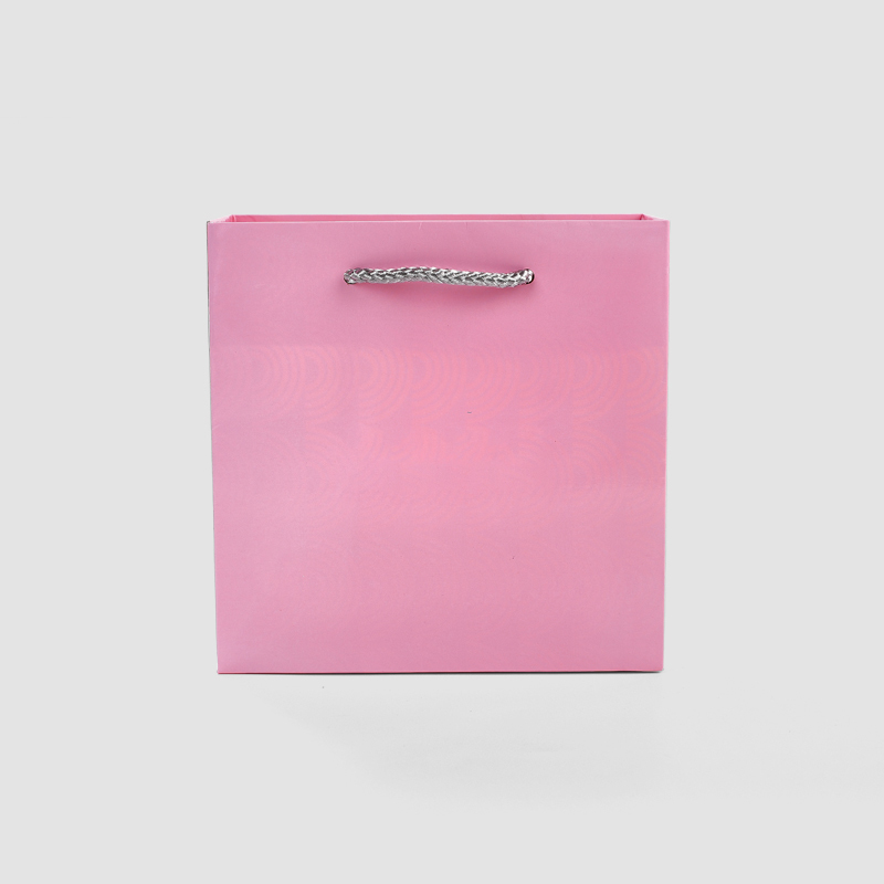 FANXI Factory Pink Coated paper ewelry bag